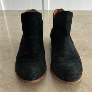 Kork-Ease Women's Black Suede Leather Shoes 10M